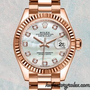 KW Rolex Datejust Ladies m279175-0017 28mm President Bracelet/Jubilee Bracelet Automatic