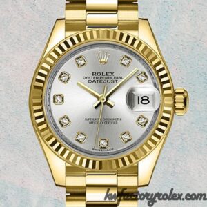 KW Rolex Datejust m279178-0015 Ladies 28mm Watch